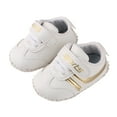 thumbnail image 1 of Penkiiy Infant Baby Boys Girls' s Soft Anti-Slip Newborn Toddler Outdoor Shoes Smart Step First Walkers Shoesfor12-15 Months Orange 2023 Summer Deal, 1 of 2