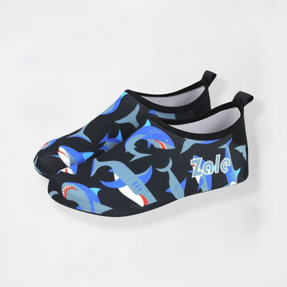 Penkiiy Kids Animal Print Water Shoes - Non-Slip Fast -Dry Toddler & Youth Beach Sneakers