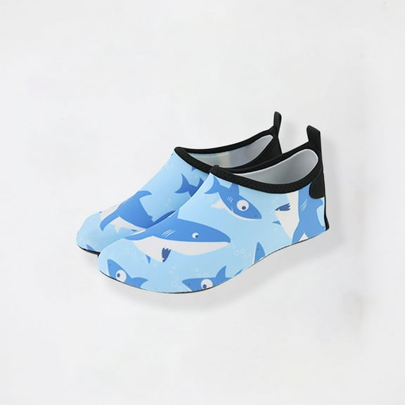 Penkiiy Kids Animal Print Water Shoes - Non-Slip Fast -Dry Toddler & Youth Beach Sneakers