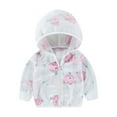 thumbnail image 1 of Penkiiy Kids UPF 50+ Sun Protection Hoodie with Bear Print - Lightweight Mesh Outdoor Jacket, Trendy Summer Essentials, 1 of 2