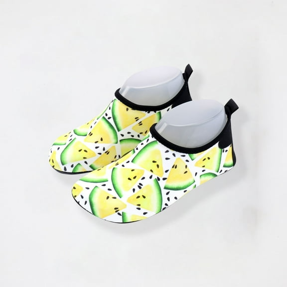 Penkiiy Kids Water Shoes with Trendy Fruit Print - Non-Slip, Lightweight Fast -Dry for Boys & Girls
