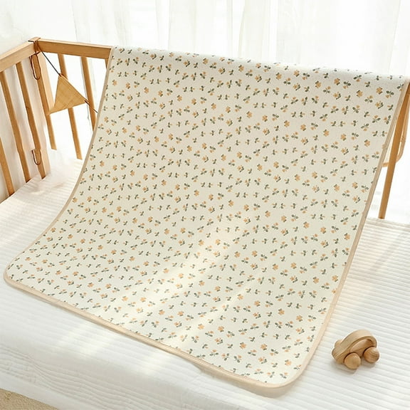 Penkiiy Large Potty Training Pee Pad Waterproof Washable Bed Wetting Pads Machine Washable Toddler Bedding Products for Kids Bedwetting 0-3 Years Coffee