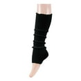 thumbnail image 1 of Penkiiy Leg Warmers for Women Girls 80s Ribbed Leg Warmer for Neon Party Knitted Fall Winter Sports Socks Leg Warmers for Women Black, 1 of 3