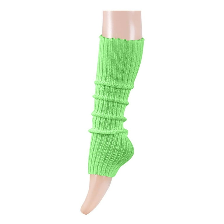Penkiiy Leg Warmers for Women Girls 80s Ribbed Leg Warmer