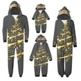 thumbnail image 1 of Penkiiy Matching Christmas Onesie Pajamas for Family, Hooded One Piece Vacation PJs, Cute Printed Holiday Loungewear 2XL Multicolor, 1 of 4