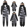 thumbnail image 1 of Penkiiy Matching Christmas Onesie Pajamas for Family, Hooded One Piece Vacation PJs, Cute Printed Holiday Loungewear XL Multicolor, 1 of 4