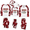 thumbnail image 1 of Penkiiy Matching Christmas Pajamas For Family Xmas Holiday Pjs Elf Plaid Sleepwear Outfit Sets For Women/Men/Couples/Adult 2XL Multicolor, 1 of 5