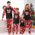 thumbnail image 1 of Penkiiy Matching Christmas Pajamas For Family Xmas Holiday Pjs Elf Plaid Sleepwear Outfit Sets For Women/Men/Couples/Adult 2XL Red, 1 of 6