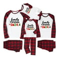 thumbnail image 1 of Penkiiy Matching Christmas Pajamas For Family Xmas Holiday Pjs Elf Plaid Sleepwear Outfit Sets For Women/Men/Couples/Adult 6 Years Red, 1 of 6