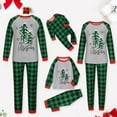 thumbnail image 1 of Penkiiy Matching Family Christmas Pajamas Set Boys Girls Holiday Pjs for Women Men Sleepwear Green 3-6 Months, 1 of 4