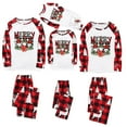 thumbnail image 1 of Penkiiy Matching Family Pajamas Family Christmas Pjs Matching Sets Baby Christmas Matching Jammies for Adults and Kids Holiday Xmas Sleepwear Set Red 2XL, 1 of 6