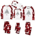 thumbnail image 1 of Penkiiy Matching Family Pajamas Family Christmas Pjs Matching Sets Baby Christmas Matching Jammies for Adults and Kids Holiday Xmas Sleepwear Set White 3XL, 1 of 7