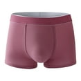 thumbnail image 1 of Penkiiy Men Boxer Briefs Cotton Underwear Soft Comfortable Breathable 3XL Pink, 1 of 2