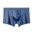 thumbnail image 1 of Penkiiy Men Casual Solid Breathable Sexy Hip Lift Body Sculpting Boxer Underwear Pants Mens Fashion Underwear Games XXXXL Blue 2023 Summer Deal, 1 of 2