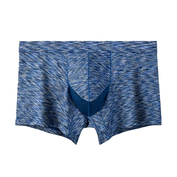 Penkiiy Men Casual Solid Breathable Sexy Hip Lift Body Sculpting Boxer Underwear Pants Sexy Underwear for Men for Valentine XL Blue On Clearance