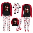 thumbnail image 1 of Penkiiy Men Christmas Fashion Snowman Print Top Pants Suit Family Parent-child Wear Black M, 1 of 9