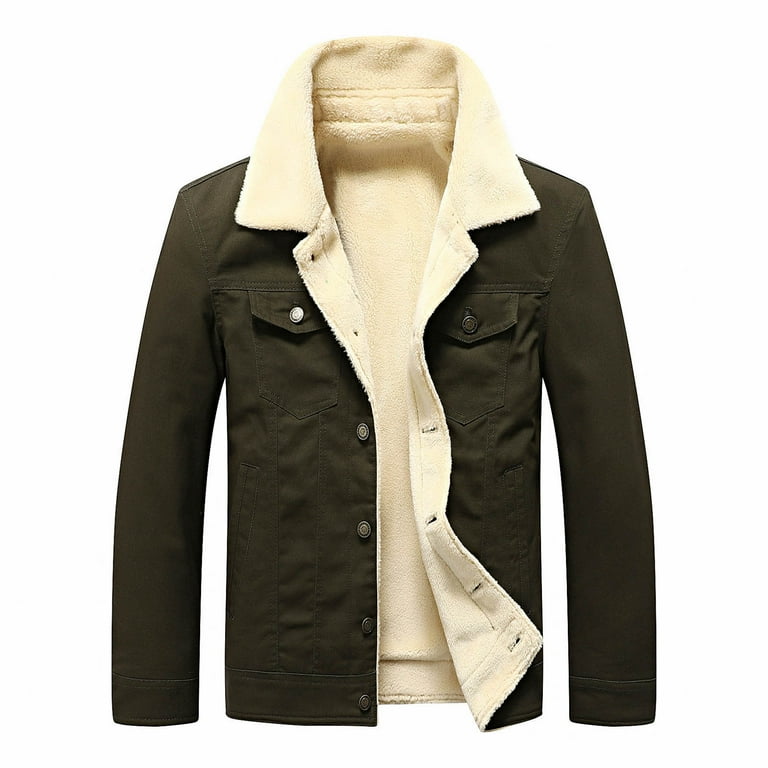 Fashion Pure Color Loose Casual Lapel Warm Coat Fashion Pure Color Loose Casual Lapel Warm Coat