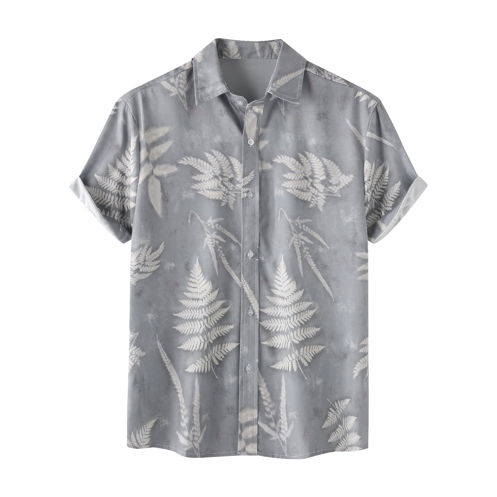 COOFANDY Herren Hawaiihemd – Kurzarm, Vintage Floral Print | Leicht, Atmungsaktiv & Perfekt Für Urlaub