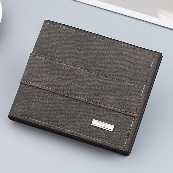 Penkiiy Men's Ultra-Thin RFID Blocking Wallet | Compact Card Holder for Daily Use | Slim, Lightweight & Durable PU Leather