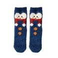 thumbnail image 1 of Penkiiy Mens Funny Socks Christmas Socks for Men Women Colorful Fun Novelty Crew Patterned Socks Blue, 1 of 4