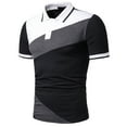 thumbnail image 1 of Penkiiy Mens Golf Shirt Moisture Wicking Quick-Dry Short Sleeve Casual Pullover Shirts for Men Black Clearance, 1 of 3
