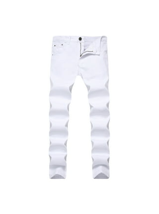 YYDGH Men's Skinny Jeans Stretch Slim Fit Pencil Pants Straight