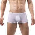 thumbnail image 1 of Penkiiy Mens Underwear Boxer Briefs Men's Summer Boxer Shorts, Sexy, Breathable, And Fashionable Men's Boxer Underwear White Underwear, 1 of 9