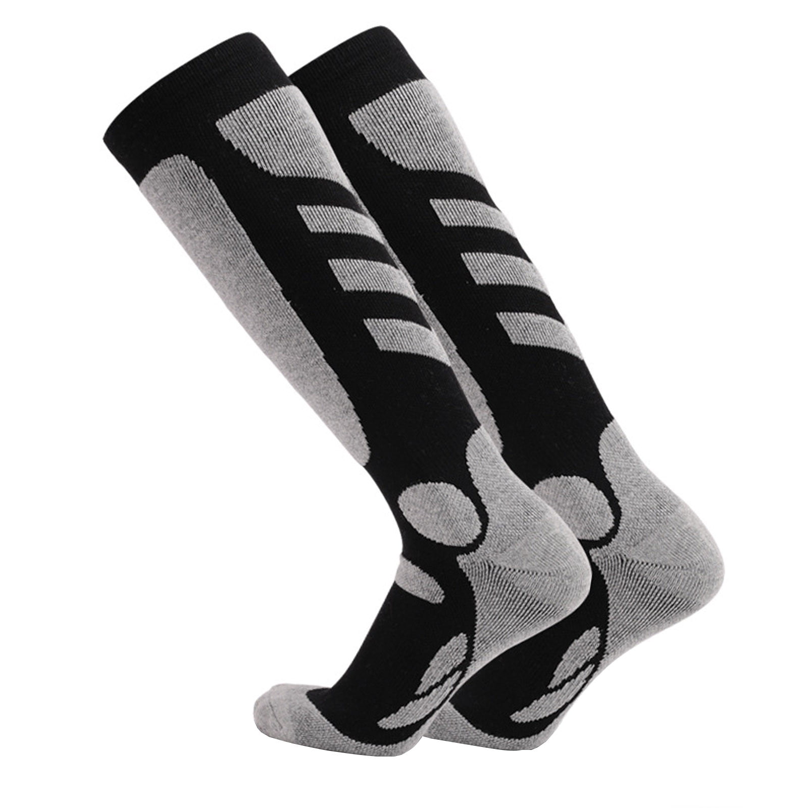 Neiwai Men’s Mid-Calf Socks (3-Pack) | Black/White/Gray | Warm | Warm & Cozy | Minimalist | Cozy | Cotton/Polyester