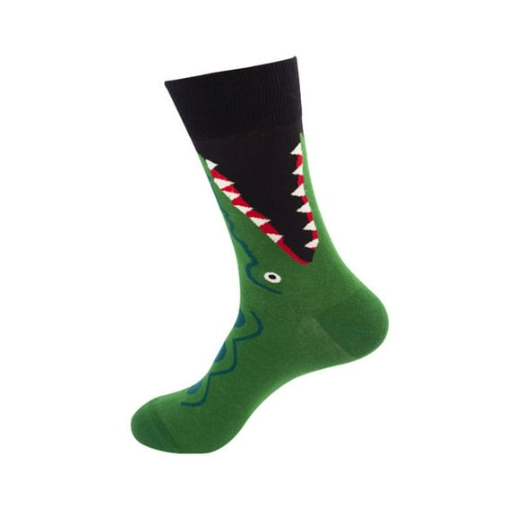 Penkiiy Middle Socks for Men Women Mens Unisex Gifts Printed Casual Winter Warm Cotton Socks Knit Soft Long Socks Army Green Socks