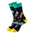 thumbnail image 1 of Penkiiy Middle Socks for Men Women Mens Unisex Gifts Printed Casual Winter Warm Cotton Socks Knit Soft Long Socks Green Socks, 1 of 2