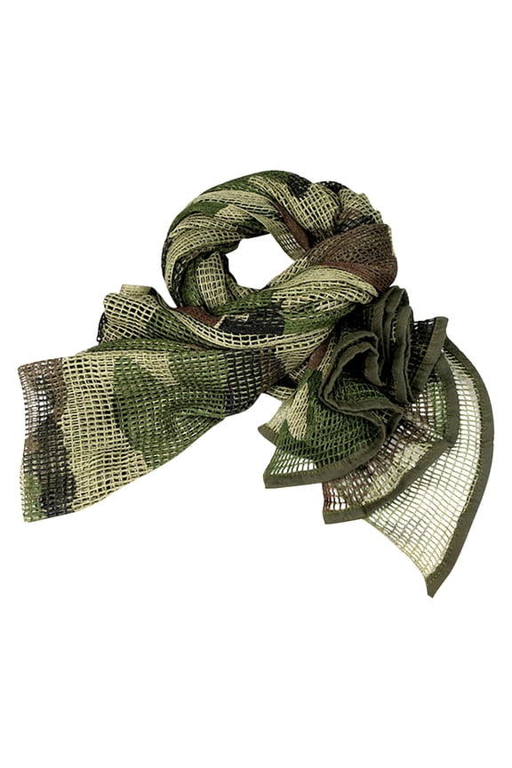 Neck Gaiters for Men Military Men Camouflage Scarves Arab Desert Net Towel KeffIyeh Net Cloth Scarf Shawl Camouflage Gaiters