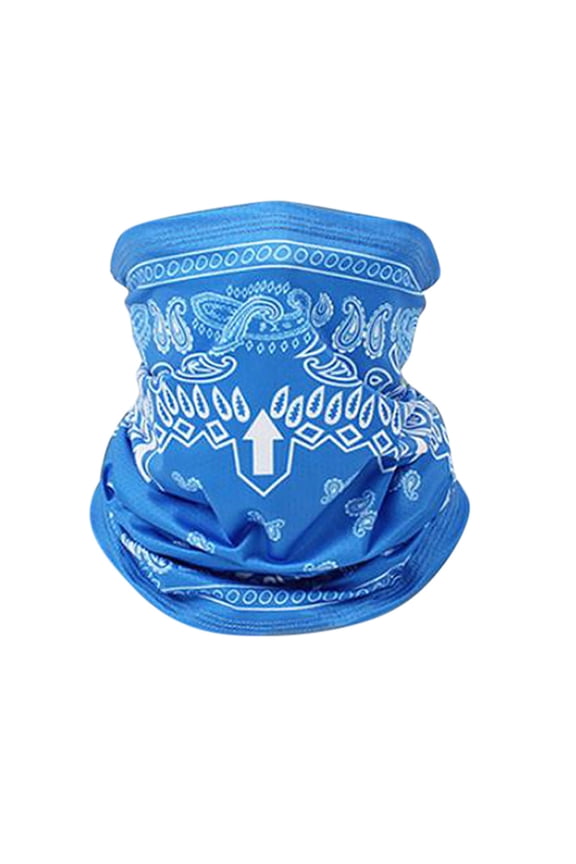 Neck Gaiters for Men Unisex Neck Gaiter Outdoor Sports For Women Men Print Scarf Riding Mask Sky Blue Gaiters
