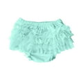 thumbnail image 1 of Penkiiy New Multi Colored Mesh Bow Pants For Girls Baby Chiffon Bag Fart Shorts Photo Suit Light Blue, 1 of 3