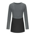 thumbnail image 1 of Penkiiy Nursing Tshirt Color Block Maternity Short Sleeve Top for Breastfeeding Pregnancy Shirt with Pocket 2XL Gray, 1 of 6