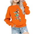 thumbnail image 1 of Penkiiy Orange Shirt for Kids ,Children's Pullover Long Sleeved Pattern T-shirt Printed Round Neck Short Top Suitable For Boys And Girls Aged 1-12 T-shirts for 1-12 Years, 1 of 4