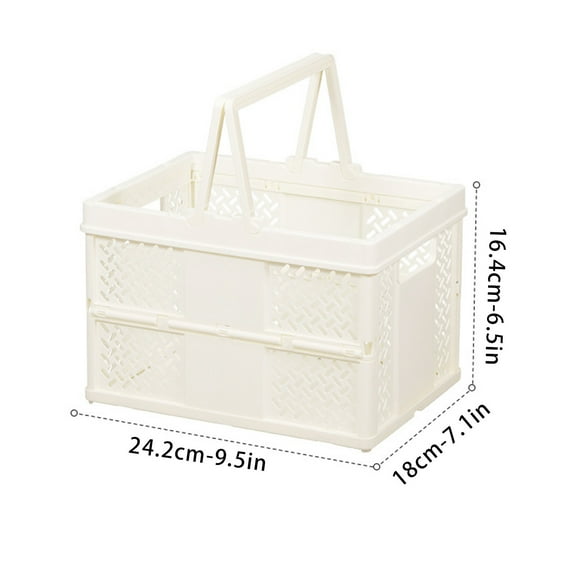 Penkiiy Outdoor Picnic Basket Supermarket Shopping Basket Spring Outing Vegetable Basket Portable Carry Basket Vegetable And Fruit Basket Folding Storage Basket