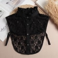 thumbnail image 1 of Penkiiy Retro Women's Detachable Lace Ruffles Fake Collar Shirt – Trendy Fashion Essentials, Adjustable & Versatile Blouse Accessory, 1 of 4
