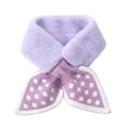 thumbnail image 1 of Penkiiy Scarves for Women All-match Thick Plush Towel Cute Lady Fashion Winter Plush Scarf Jacket Lady Scarf Warm Bib Purple Scarves, 1 of 2
