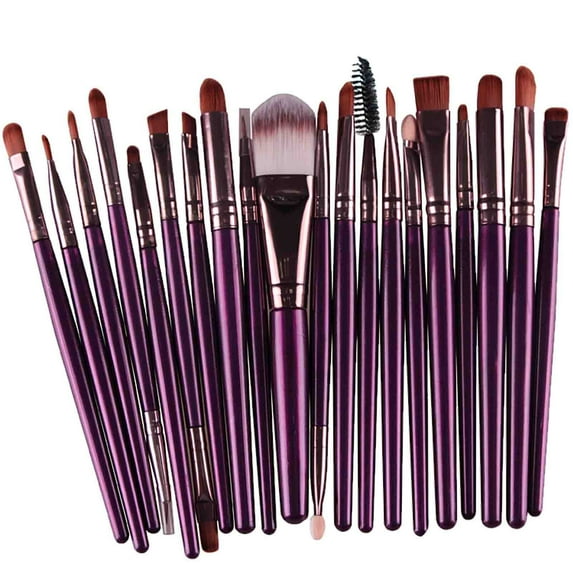 Penkiiy Set of 20pcs Cosmetic Makeup Brushes Set Powder Foundation Eyeliner Eyeshadow Lip Brush for Beautiful Female