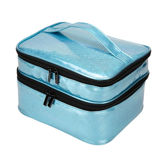 Penkiiy Sewing Supplies Organizer Bag 9.8"x 8.6"x 6" Double-Layer Sewing Box Organizer Storage Bag Sewing Basket Travel Women Sewing Box for Sewing Supplies, Scissors, Thread, Pins,Needles,Clips