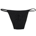thumbnail image 1 of Penkiiy Sexy Thongs for Men Sexy Mens Stretch Bulge Pouch Bikini Briefs Underwear Underpants Black Underwear, 1 of 3
