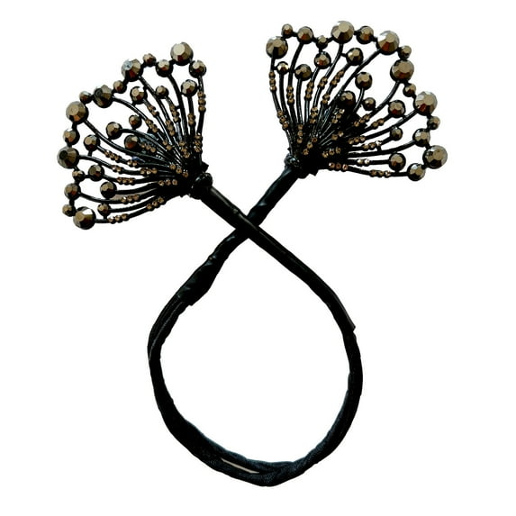 Penkiiy Shining Hair Bun Maker, Flower Butterfly Deft Bun Maker, French Hairstyle Twist Lazy Hair Curler Bun Maker, Elegant Hair Accessories For Women Girls