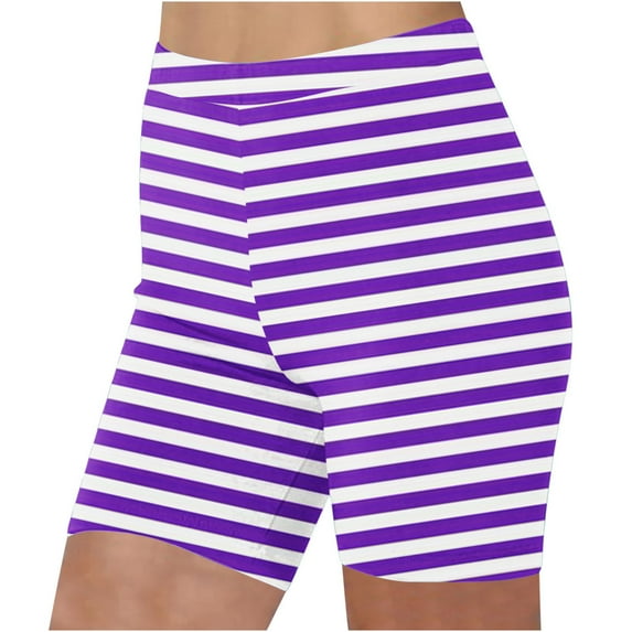 Penkiiy Slip Shorts for Women Under Dress,Comfortable Smooth Yoga Shorts,Workout Biker Shorts 2XL Purple