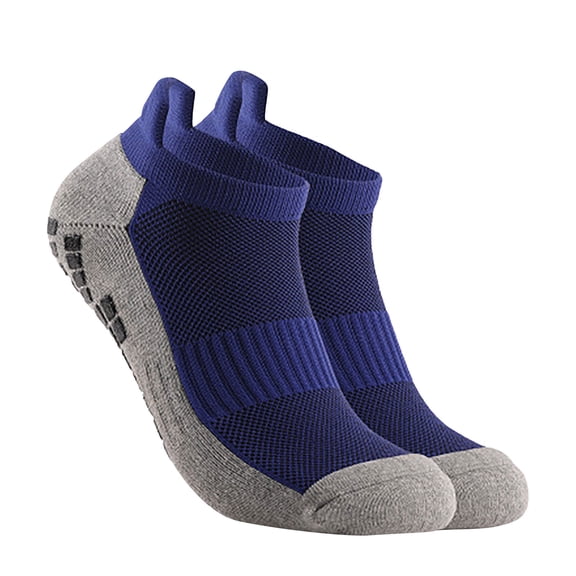 Penkiiy Socks for Men Men Women Low Canister Soccer Movement Take A Walk Breathable Socks Blue Socks