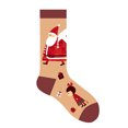 thumbnail image 1 of Penkiiy Socks for Men Women's And Man's Christmas Stocking Retro Women's Socks Net Popular Socks Wine Socks, 1 of 4