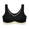 thumbnail image 1 of Penkiiy Sports Bras for Women Women’s Sports Bra Wirefree Padded Medium Support Yoga Bras Gym Running Workout Tank Tops For Workout Sleeping Traveling Black Bras, 1 of 4