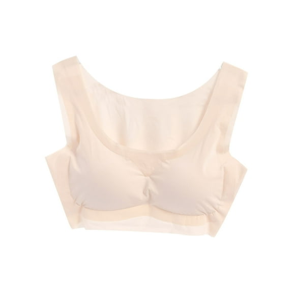 Penkiiy Sports Bras for Women 3-Pack Women Sexy Top Bra Wire Free Underwears Base Vest Style Sports Lingerie Beige Bras