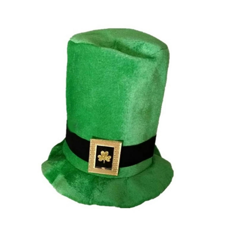 Irish Hat Velvet Green Leprechaun Cap Irish Hat Velvet Green Leprechaun Cap