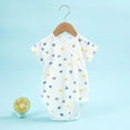 thumbnail image 1 of Penkiiy Summer Newborn Essentials - Ultra-Soft Cotton Baby Bodysuits with Cute Prints | Breathable Short Sleeve Onesies, Unisex Rompers, 1 of 3