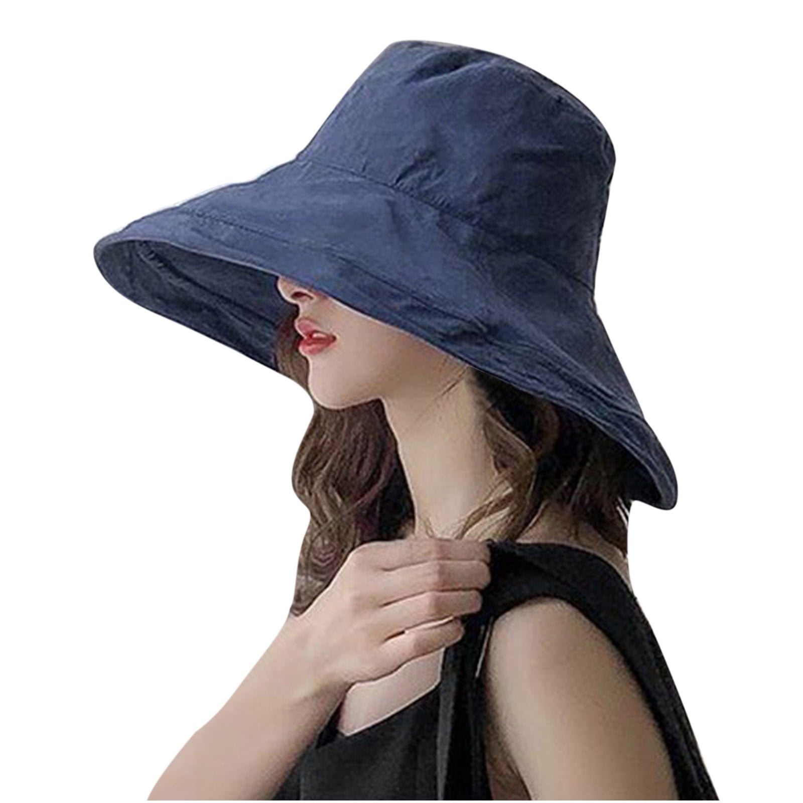 Women\'s Wide Brim Sun Hat with Wired Edge, Reversible Bucket Hat Women Wide Brim Summer Sun Hat Wired Edge Lady Floral Beach  main image 4